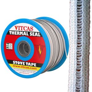 Küttekolde klaasi redelkootud tihenduslint 25 mm × 2 mm