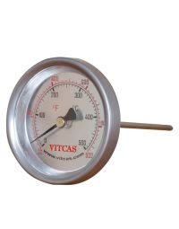 Pitsaahju sondtermomeeter 0–500 °C