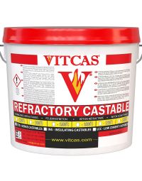 Vitcas tulekindel valumass, klass 1600 °C – tulekindel betoon