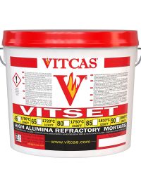 Vitset 80 – kasutusvalmis tulekindel mört 1750 °C